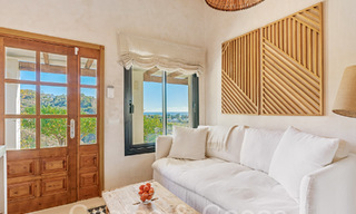 Finca de lujo andaluza con alojamiento de invitados y sublimes vistas al mar en venta en las colinas de Estepona 65123 