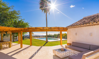 Finca de lujo andaluza con alojamiento de invitados y sublimes vistas al mar en venta en las colinas de Estepona 65127 