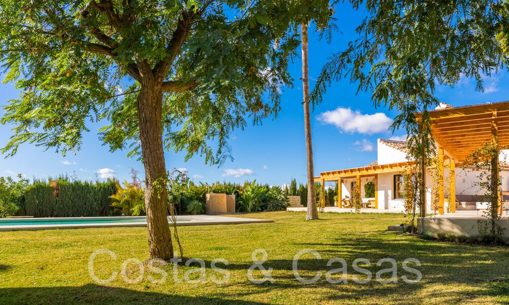 Finca de lujo andaluza con alojamiento de invitados y sublimes vistas al mar en venta en las colinas de Estepona 65128