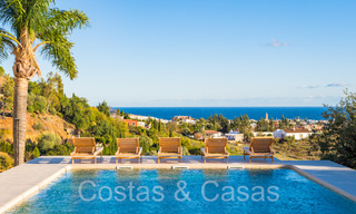 Finca de lujo andaluza con alojamiento de invitados y sublimes vistas al mar en venta en las colinas de Estepona 65133 
