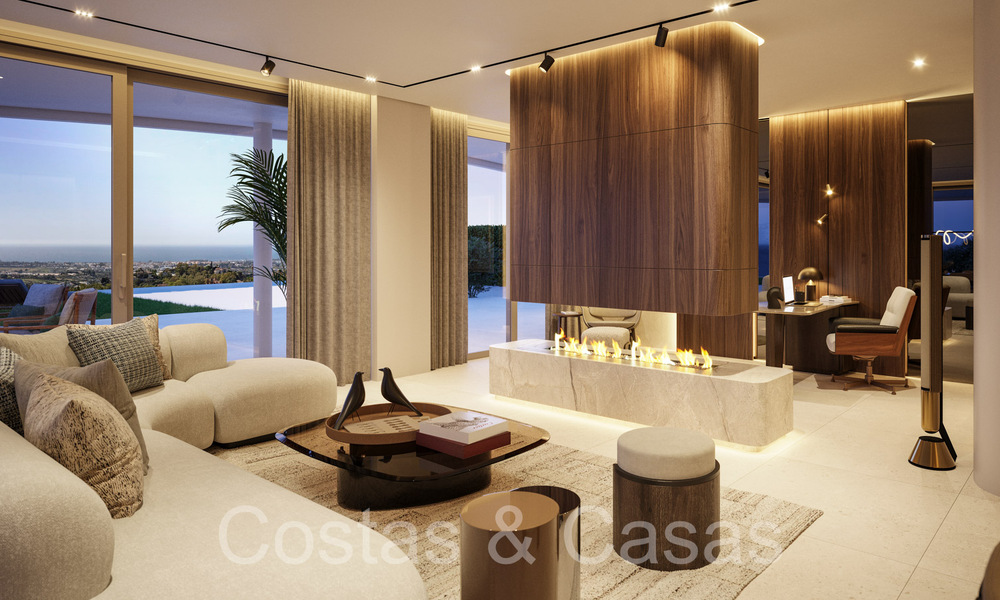 Apartamentos nuevos y exclusivos en venta con impresionantes vistas al mar en Benahavis - Marbella 66010