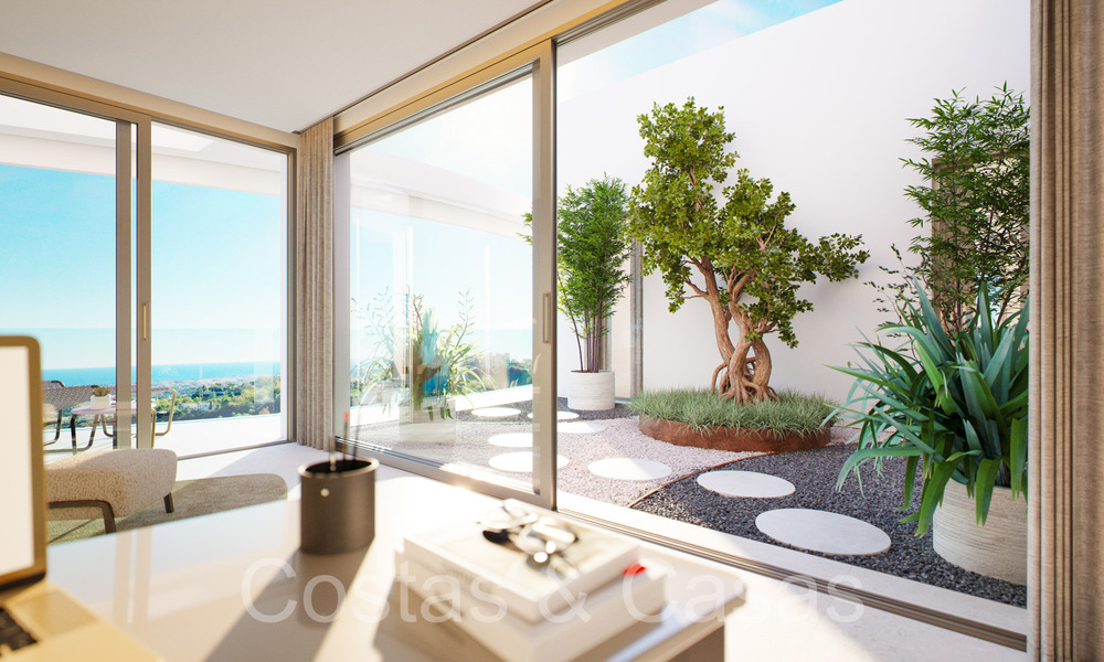 Apartamentos nuevos y exclusivos en venta con impresionantes vistas al mar en Benahavis - Marbella 66018