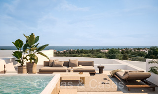 Casas modernas nuevas y energéticamente eficientes con vistas al mar en venta en Mijas, Costa del Sol 66444 