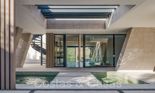 Nueva villa arquitectónica en venta en una urbanización segura en Marbella - Benahavis 66489 