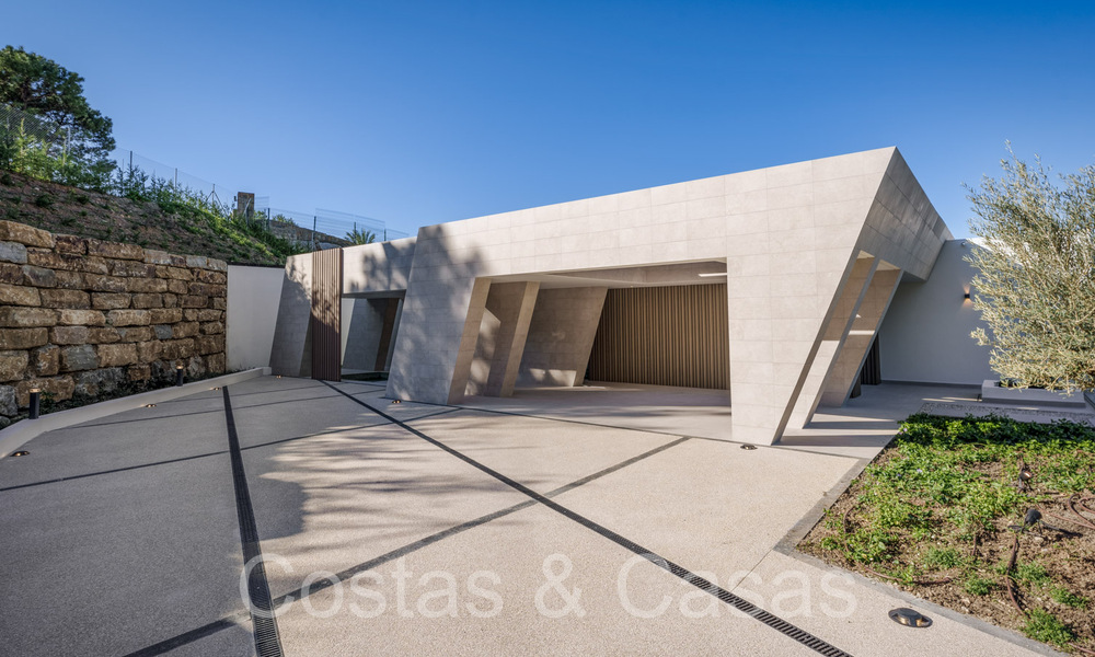 Nueva villa arquitectónica en venta en una urbanización segura en Marbella - Benahavis 66494