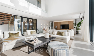 Nueva villa arquitectónica en venta en una urbanización segura en Marbella - Benahavis 66526 