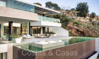 Nueva villa arquitectónica en venta en una urbanización segura en Marbella - Benahavis 66529 
