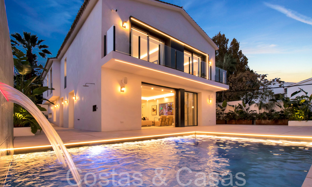 Villa de lujo contemporánea y sostenible con piscina privada en venta en Nueva Andalucía, Marbella 66913