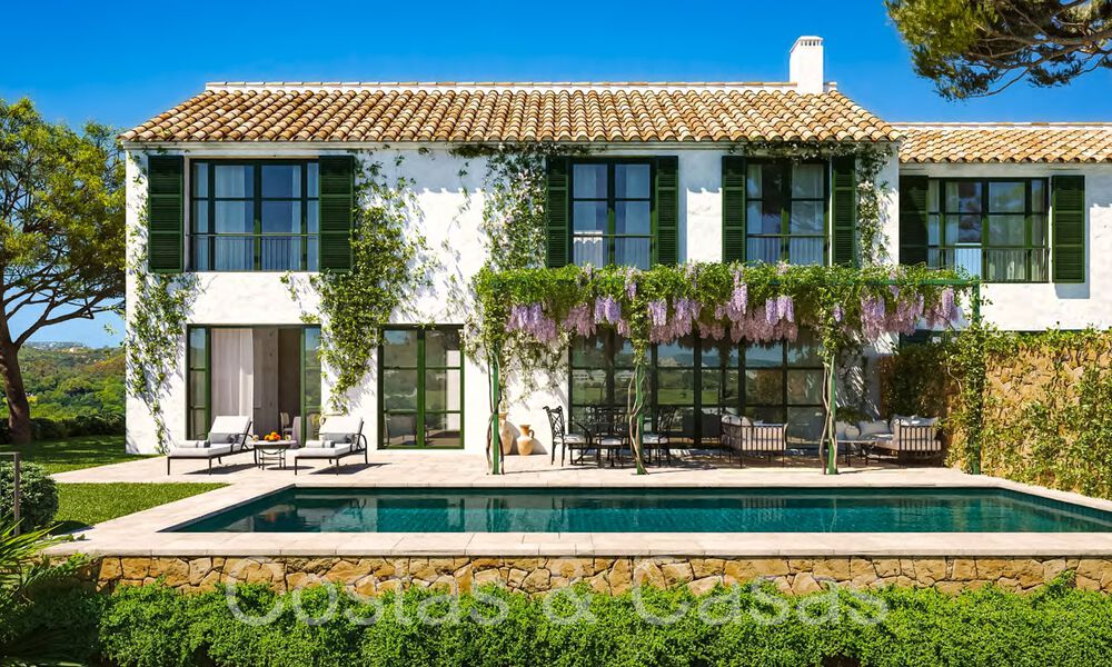 Nuevas casas adosadas mediterráneas en venta con vistas panorámicas al mar en un complejo de golf de 5 estrellas en la Costa del Sol 67114