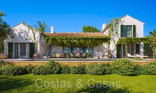 Nuevas villas mediterráneas de lujo en venta con vistas panorámicas al mar en un complejo de golf, Costa del Sol 67240 