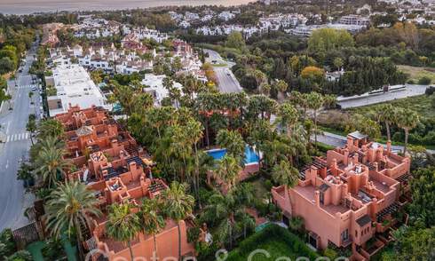 Impresionante casa adosada mediterránea en venta en una urbanización segura y de gran prestigio en la Milla de Oro de Marbella 67340