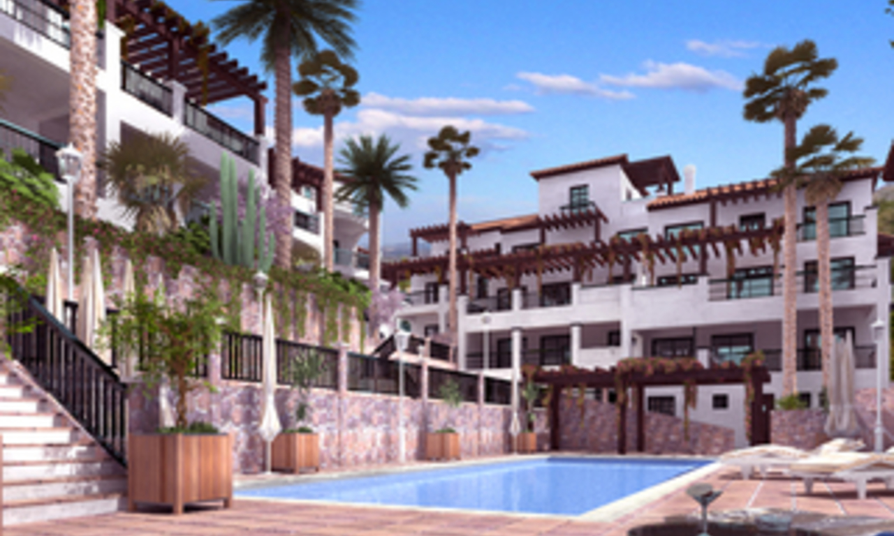 Nueva promoción, reciente en el mercado, en Marbella, en venta apartamentos con vistas espectaculares y cerca de todo. 1