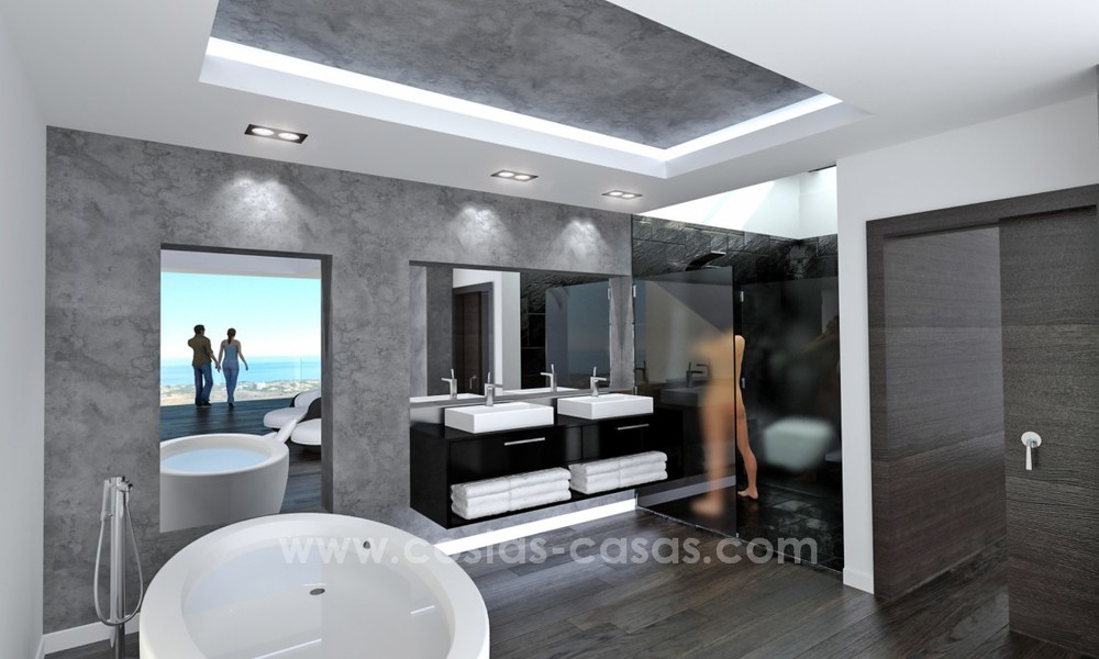 Nueva villa moderna en venta en Marbella con vistas al mar 4463