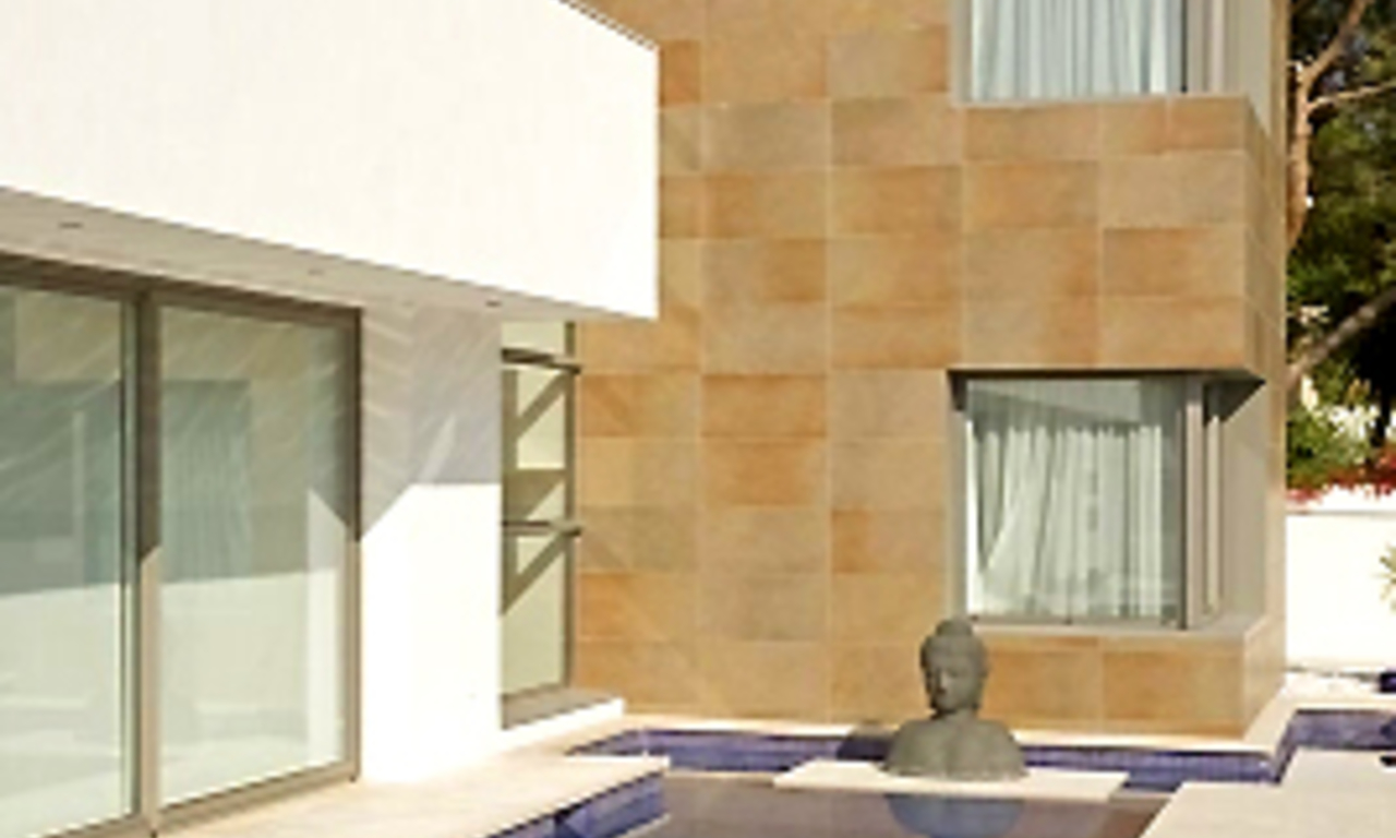 Nueva villa de estilo contemporáneo en venta en la Milla de Oro en Marbella 8