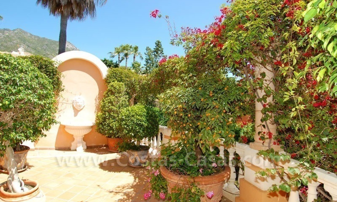 Villa de lujo de estilo clásico para comprar Sierra Blanca Marbella 7
