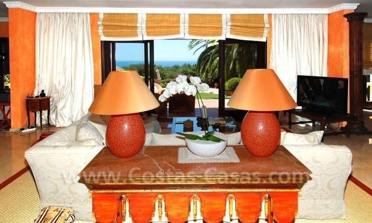 Villa de lujo de estilo clásico para comprar Sierra Blanca Marbella 17