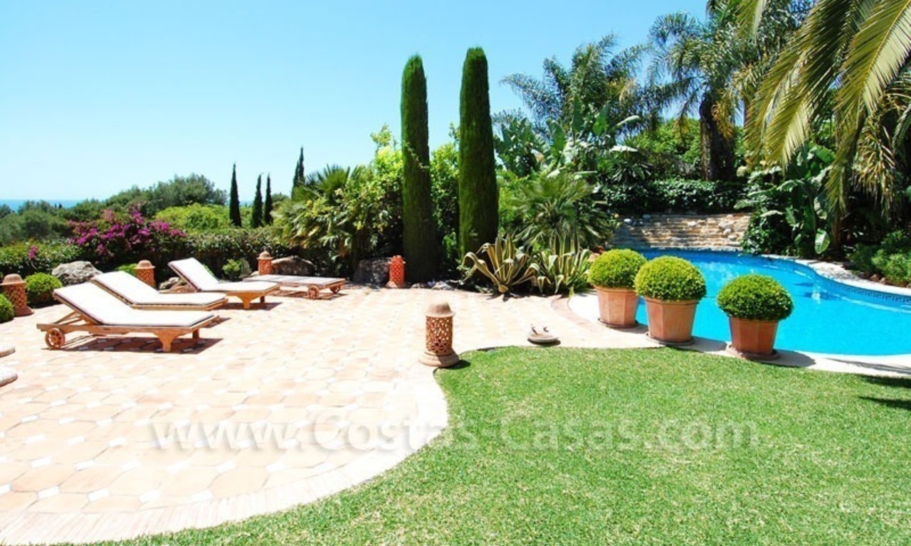 Villa de lujo de estilo clásico para comprar Sierra Blanca Marbella 4