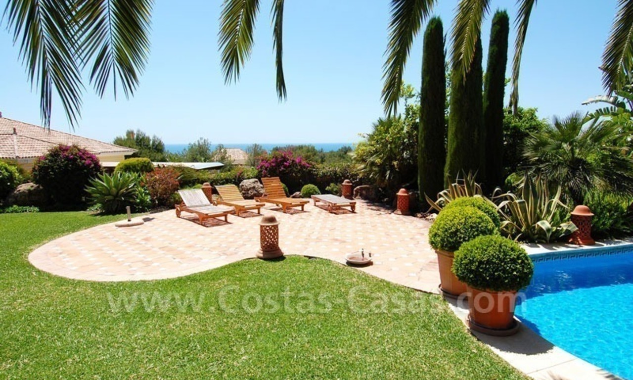 Villa de lujo de estilo clásico para comprar Sierra Blanca Marbella 25