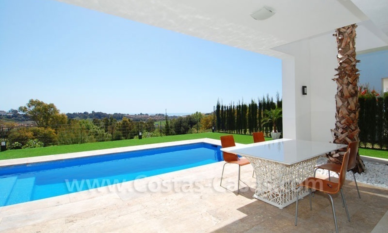 Villa moderna a la venta, primera línea de golf con vistas al mar, Marbella – Benahavis 8