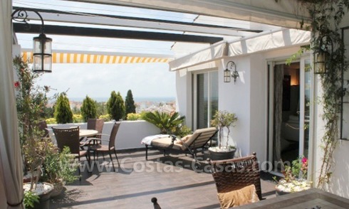 Ático apartamento acogedor para comprar cerca de Puerto Banús en Nueva Andalucía – Marbella 