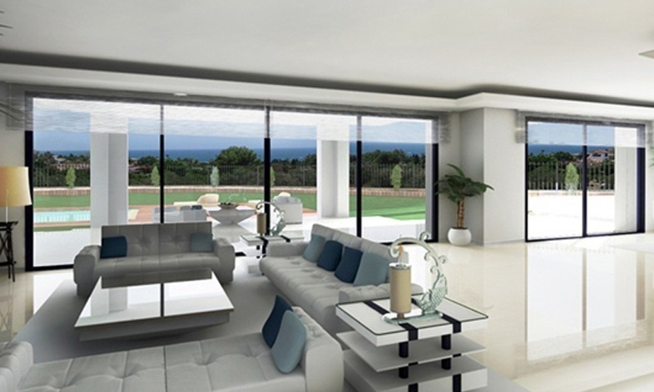 Villa moderna en construcción a la venta, Marbella - Benahavis 0