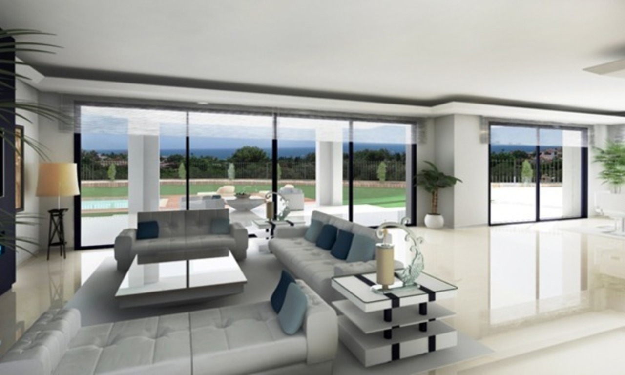 Villa moderna en construcción a la venta, Marbella - Benahavis 1