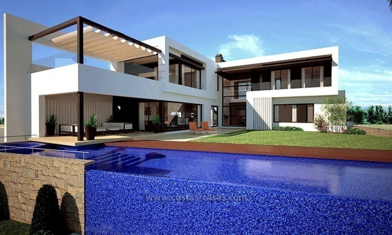 Moderna Villa en venta, primera línea de Golf, Nueva Andalucía – Marbella 1