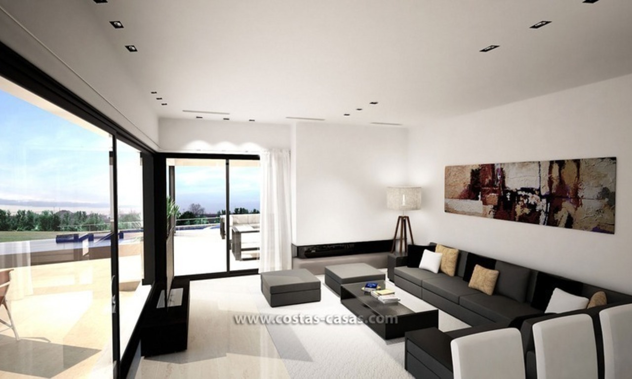 Moderna Villa en venta, primera línea de Golf, Nueva Andalucía – Marbella 7