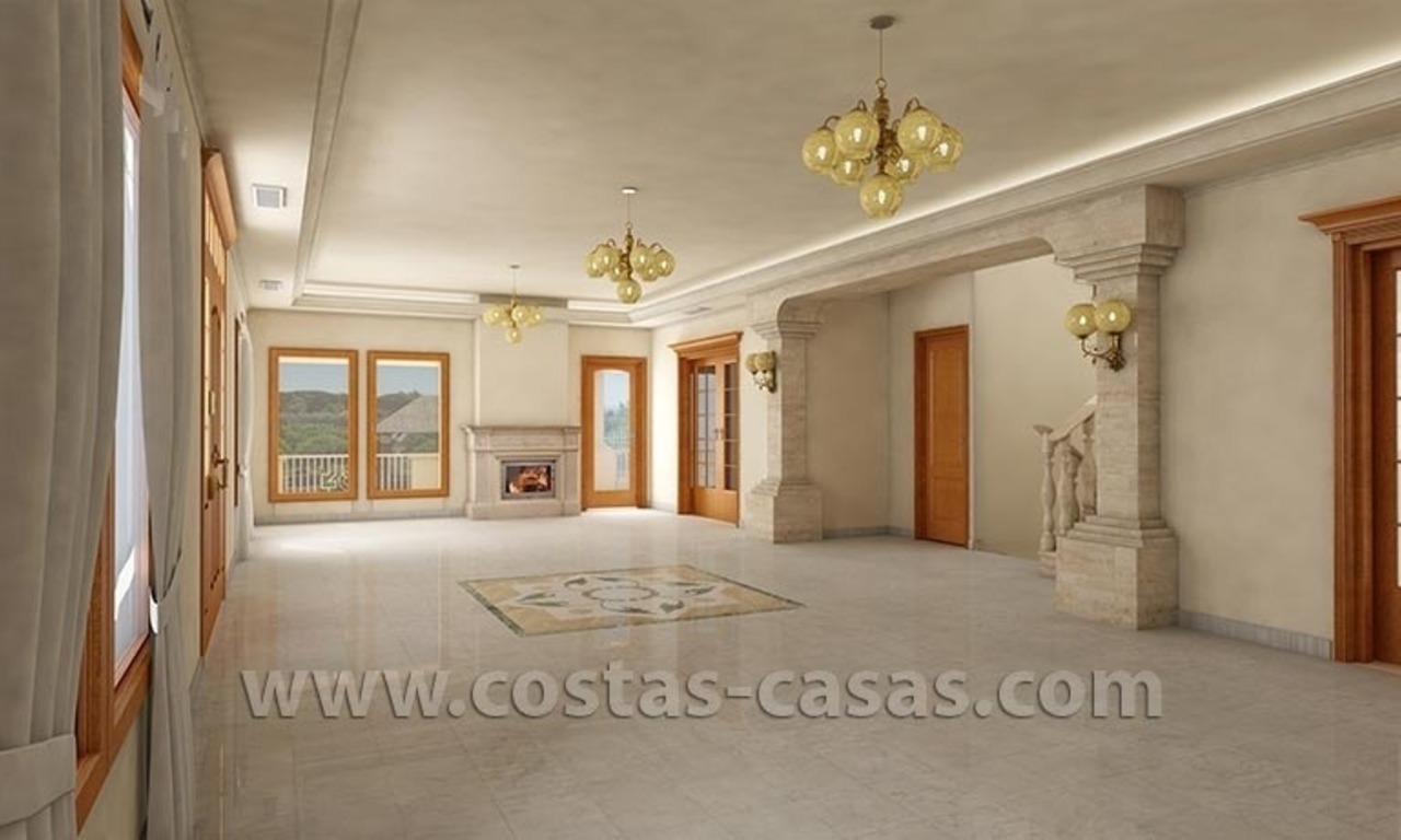 Villa de estilo clásico a la venta en la Milla de Oro en Marbella 3