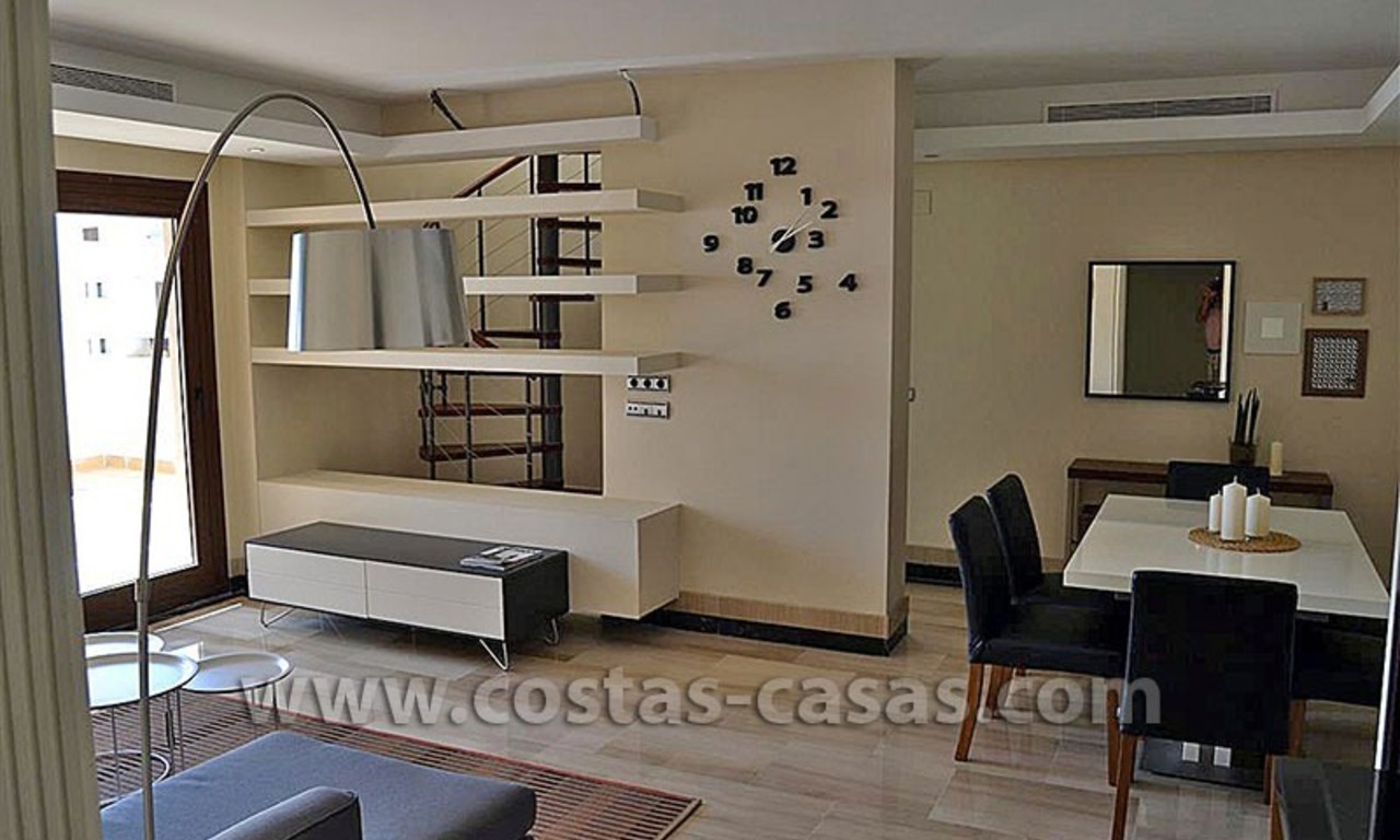 Apartamentos y Aticos modernos a la venta en primera línea de playa, Nueva Milla de Oro, Marbella - Estepona 12