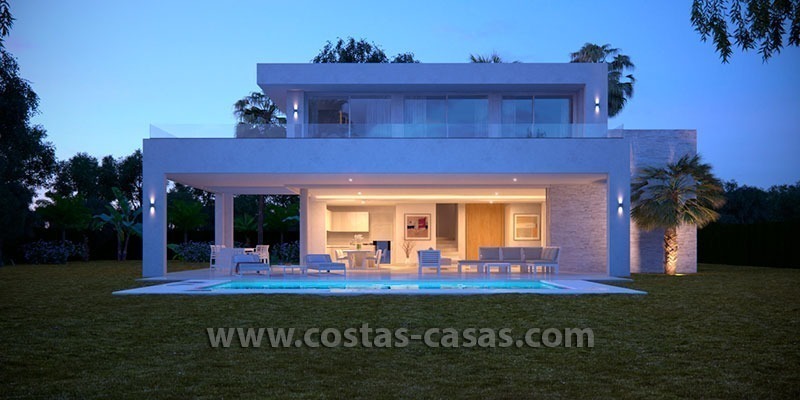 Villa nueva moderna de lujo en venta en el Este de Marbella