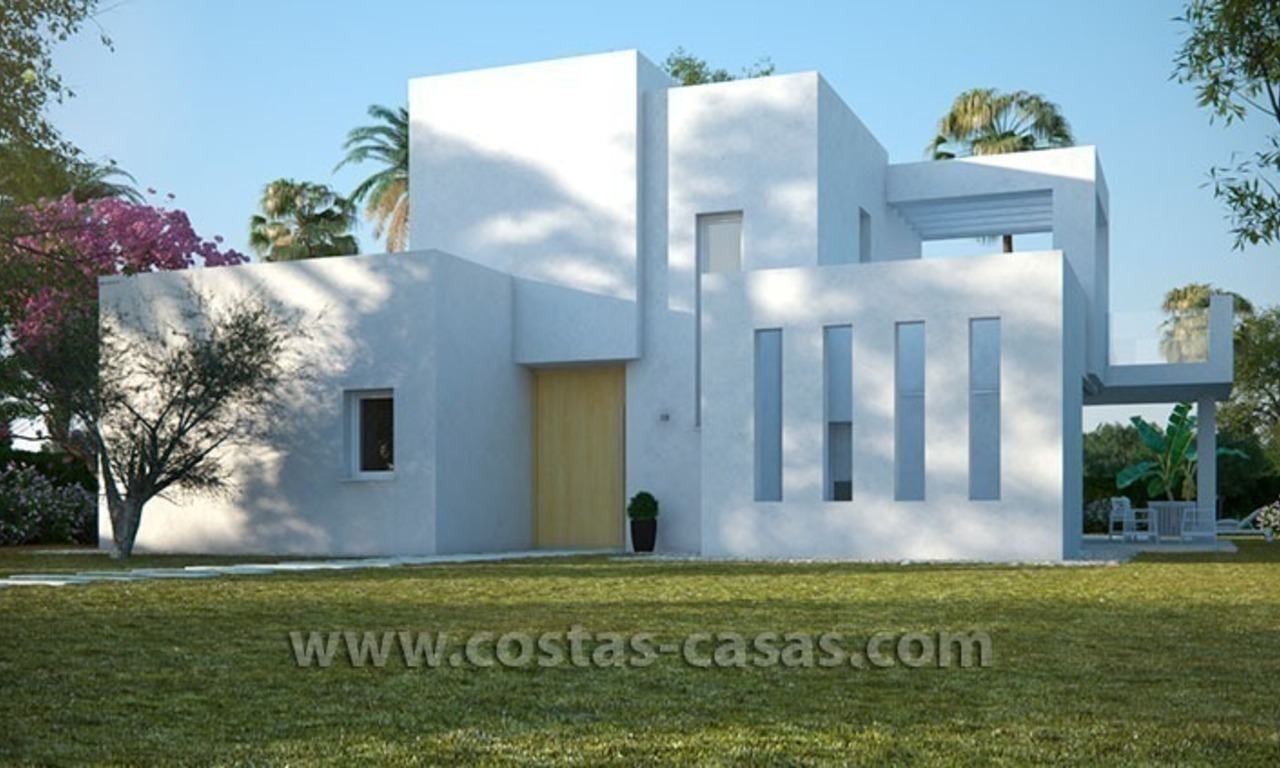 Nueva Villa contemporánea en venta con grandes terrazas en Este de Marbella 2