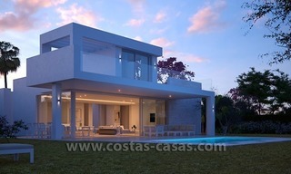 Nueva Villa contemporánea en venta con grandes terrazas en Este de Marbella 1