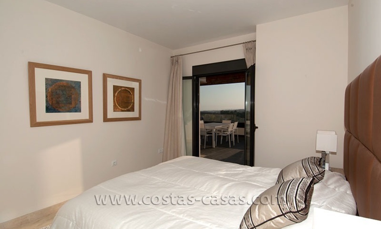 En alquiler para vacaciones: Apartamento a estrenar de lujo en Golf Resort con vistas al mar, entre Marbella y Estepona 17