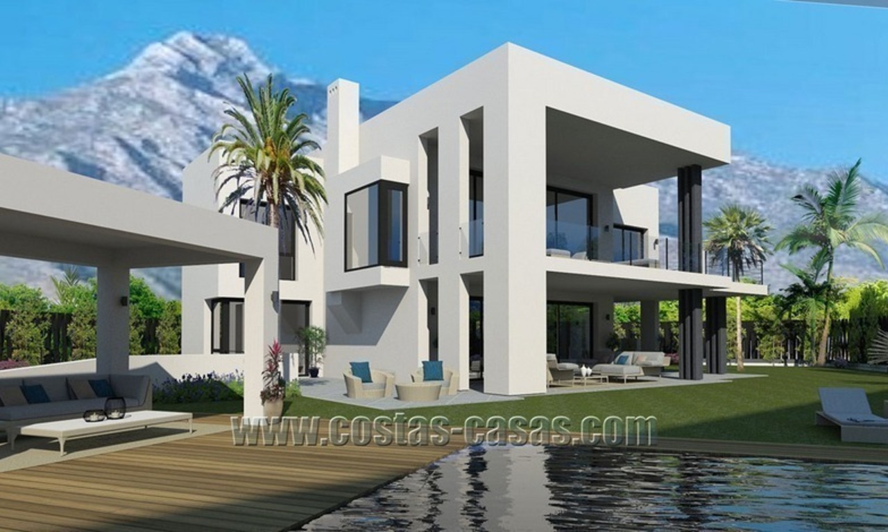 En venta: Nueva Villa Contemporanea en la Milla de Oro de Marbella 1