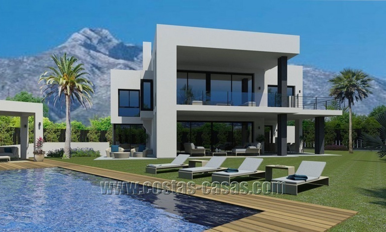 En venta: Nueva Villa Contemporanea en la Milla de Oro de Marbella 0