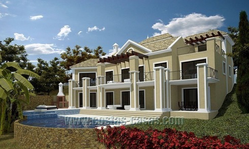 En venta: Nueva Villa en estilo Andaluz Contemporáneo de Marbella 