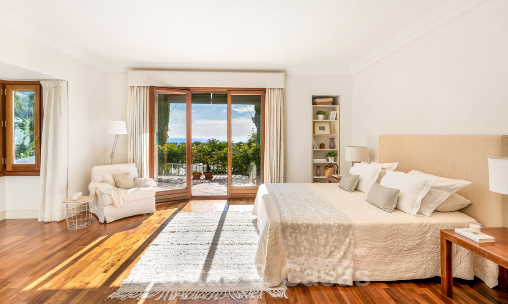 Villa excepcional con vistas al mar a la venta en Sierra Blanca, Milla de Oro, Marbella 29100