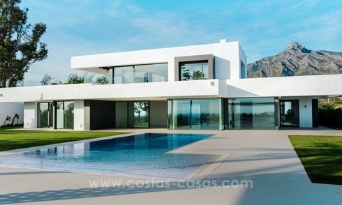 Nueva Villa moderna en venta en la Milla de Oro en Marbella 