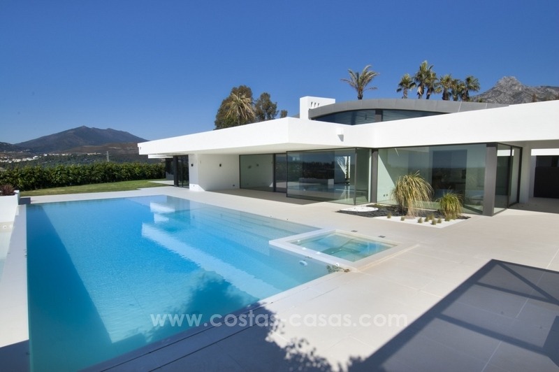 Nueva Villa moderna en venta en la Milla de Oro de Marbella