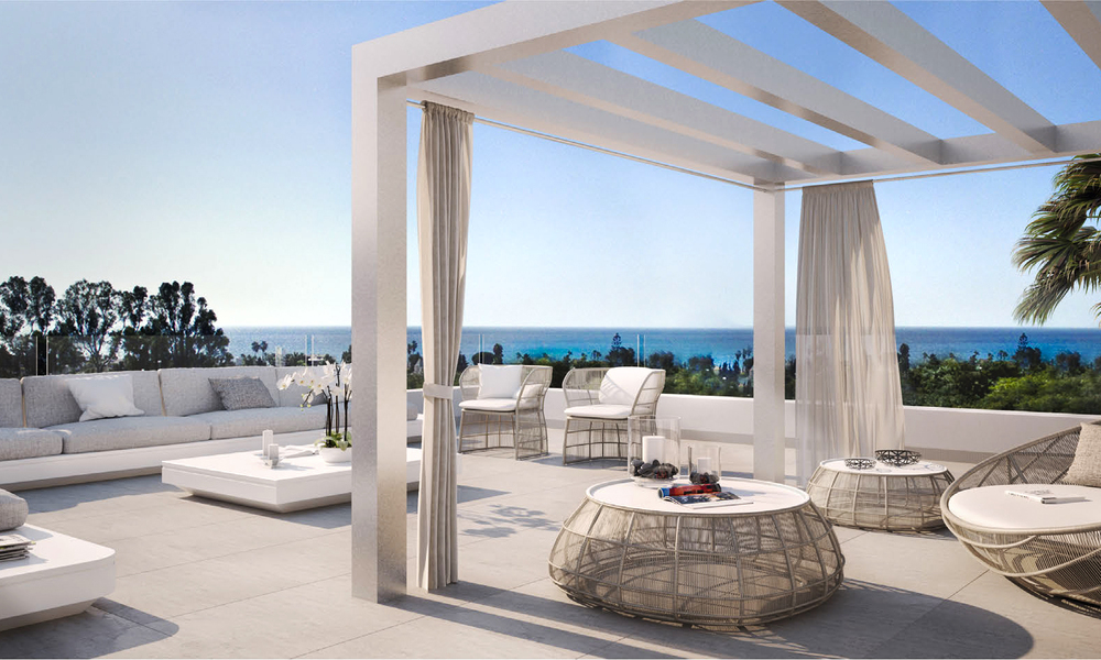 Complejo de apartamentos de estilo contemporáneo en venta en la Nueva Milla de Oro, entre Marbella y Estepona 21261