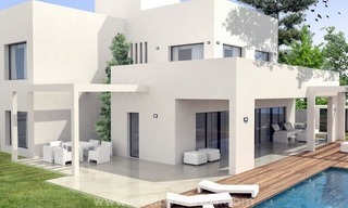 Villas de nueva construcción de estilo moderno a la venta, en la playa de San Pedro, Marbella 0