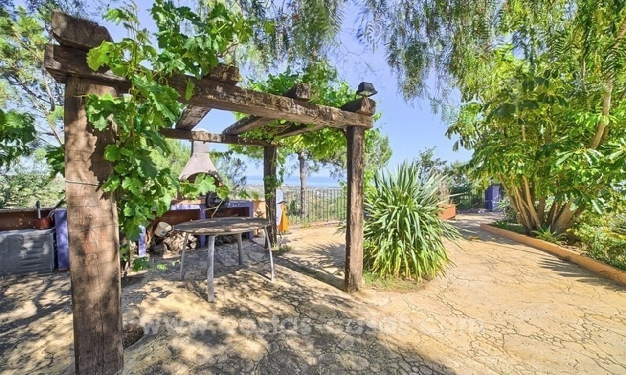 Finca - Villa en venta en Estepona con vistas panorámicas al mar 6