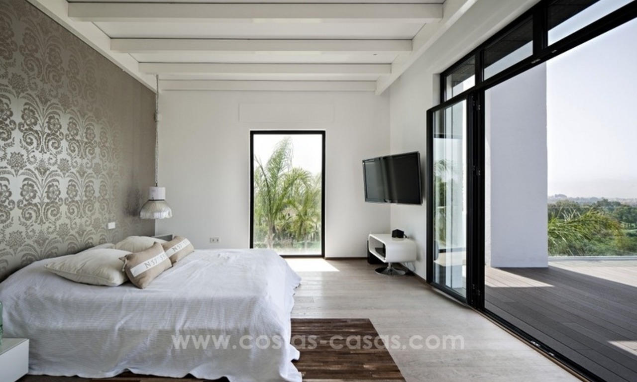 Villa exclusiva de estilo moderno en venta en la zona de Marbella - Benahavis 28