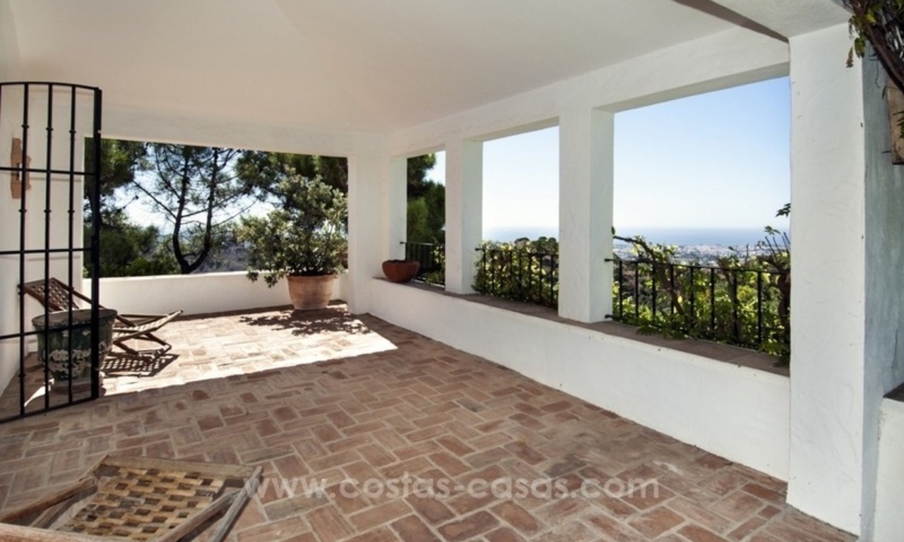 Magnífica y elegante villa Encanto provenzal en exclusiva en El Madroñal - Benahavis, con excepcionales vistas al mar 15