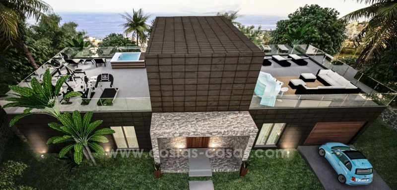 Nuevas villas modernas en venta en la Costa del Sol, entre Estepona y Casares