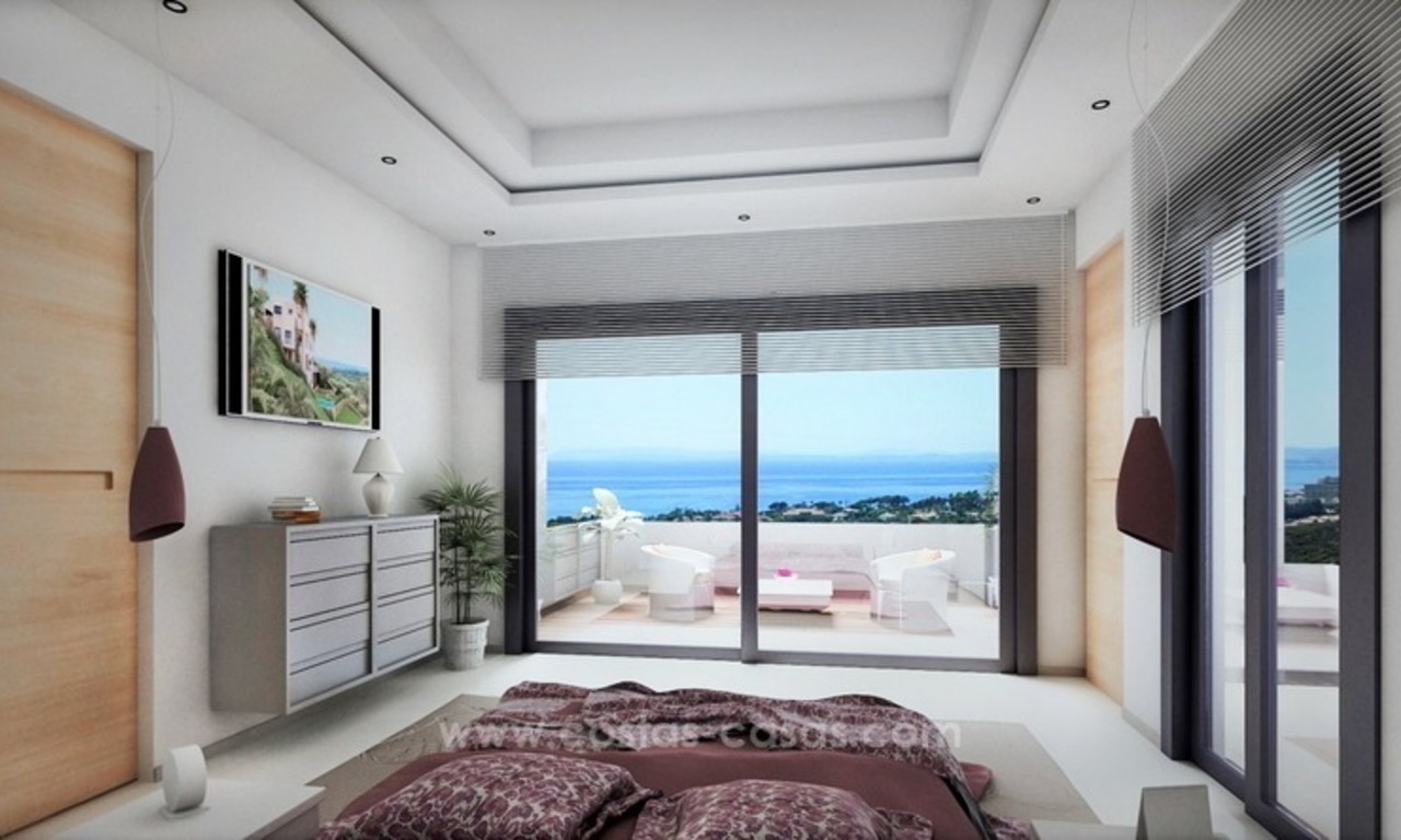 Nueva villa moderna a estrenar a la venta en Marbella Este 2