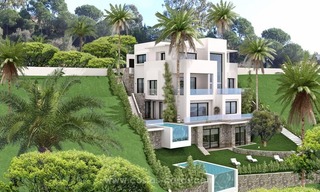 Nueva villa moderna a estrenar a la venta en Marbella Este 5