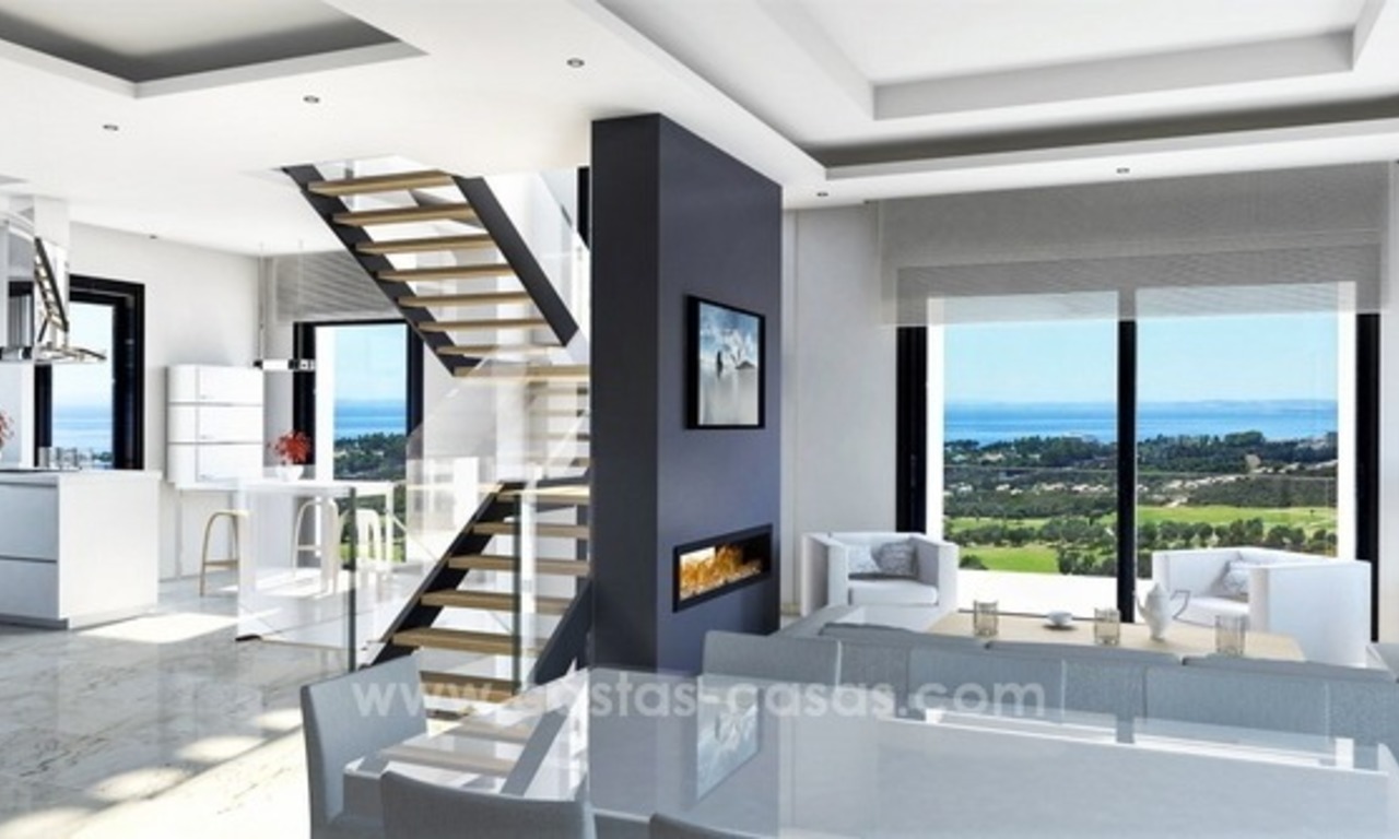 Nueva villa moderna a estrenar a la venta en Marbella Este 0