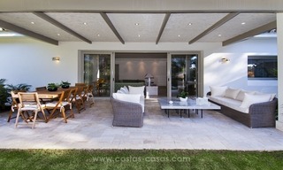 Nueva villa contemporánea de lujo de primera línea de golf en venta, este de Marbella 11